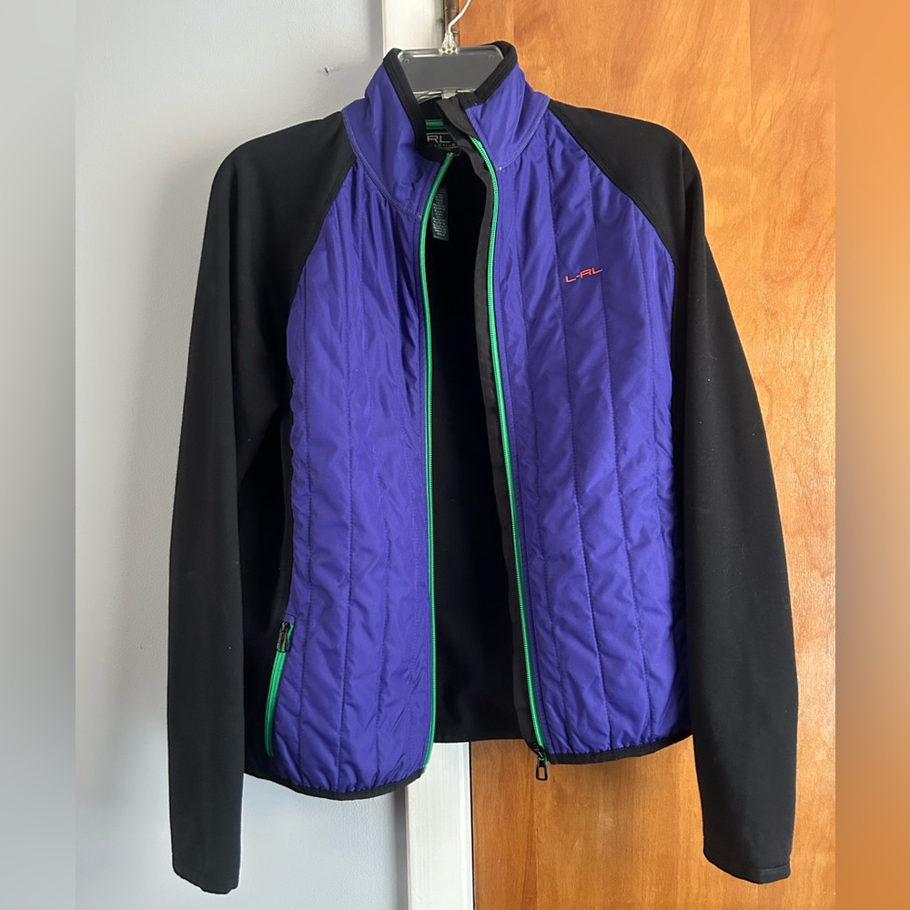 Ralph Lauren Black Jacket with Green Label